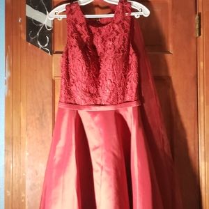 Maroon prom/homecoming dress